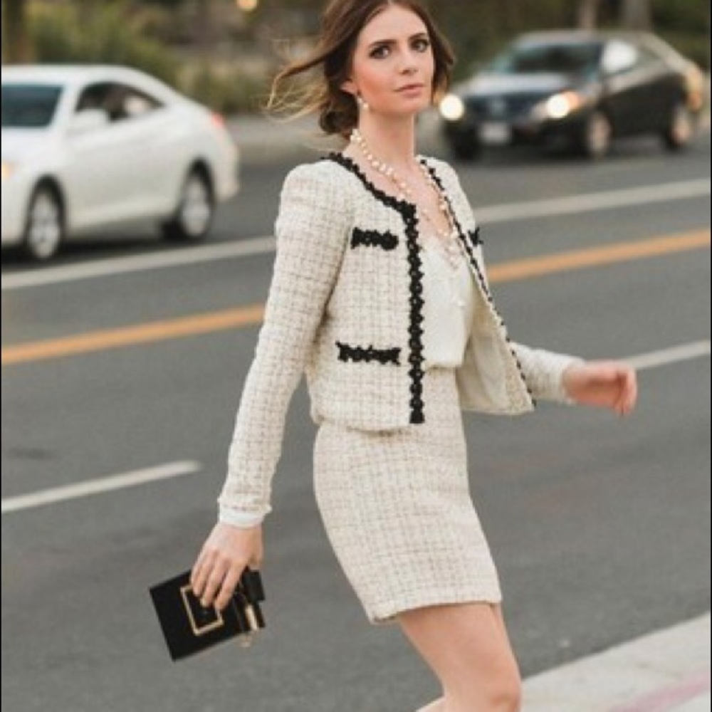 Banana Republic tweed business skirt